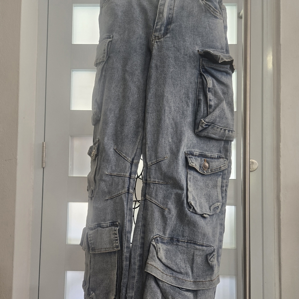 Rehab Lab Light Blue Relaxed Fit Jeans